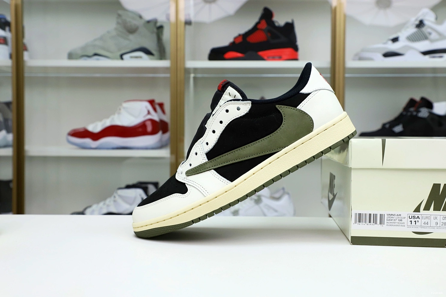 JORDAN LOW 1 “Olive” OG TRAVIS AIR NIKE SCOTT X 1006